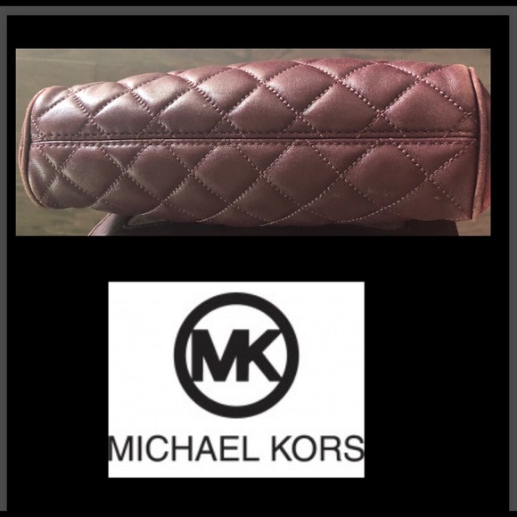 Michael Kors Kota Vivian Shoulder Flap Leather Bag - Picture 7 of 8